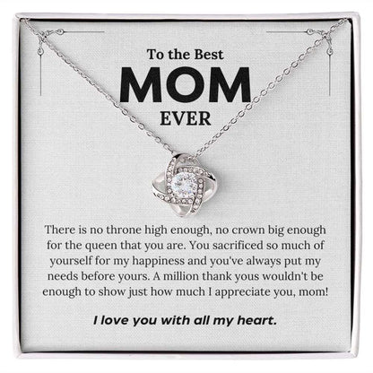 To the Best Mom Ever | Mother's Day Necklace