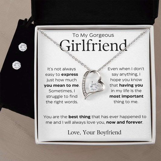 To My Gorgeous Girlfriend | You Are The Best Thing | Forever Love Necklace
